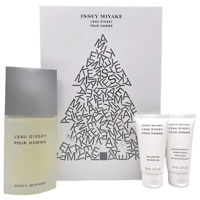 Issey Miyake L'Eau D'Issey 男式 3 件套 (4.2 盎司淡香水 + 1.6 盎司凝胶 + A/S 润肤霜) — 第 1/3 张图片