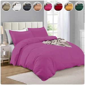 Luxury Duvet Cover Feel Like Cotton Hotel Quality Bedding Set Twin Queen King US - Picture 1 of 77