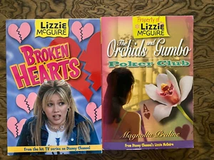 Lizzie McGuire 2 Books Disney Channel 2003 Paperbacks First Editions - Imagen 1 de 2