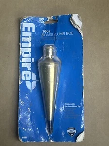 Empire 916BR 16oz Messing Plumb Bob NEU - Bild 1 von 1