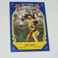 1981 Fleer Star Sticker Baseball #65 JIM BIBBY Pirates