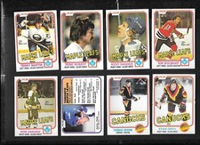 1981-82 OPC 81-82 O PEE CHEE NHL HOCKEY CARD & INSERT 265-396 & WRAPPER SEE LIST