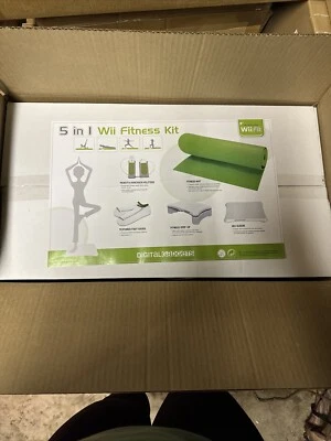 NINTENDO WII FIT PLUS W/ BALANCE BOARD/ 5 IN 1 wii FITNESS KIT - Image 1 of 2