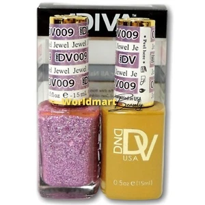 DND DIVA Gel Nail Polish 0.5oz LED/UV Color Gel Duo DV009- Jewel - Picture 1 of 1
