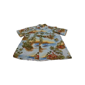 Camisa para hombre Island Reserve Collection Aloha Surfer Woodie abotonada mediana - Imagen 1 de 5