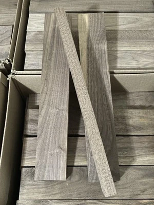 Juego de 40 piezas madera de nogal oscuro, tablero 1”x1,5”x12”+ tablas de nogal, madera dura premium Foto 1 de 4