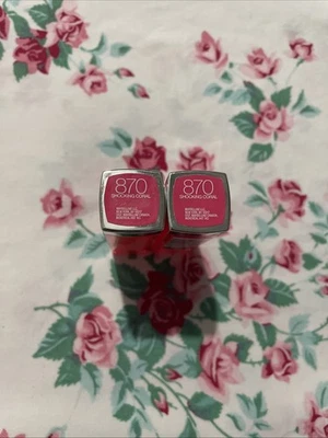 2~Maybelline ColorSensationa VIVIDS 870 SHOCKING CORAL Lipstick Retired - Image 1 of 4