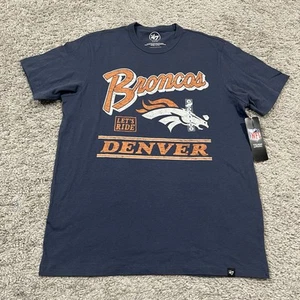 NWT Denver Broncos NFL Team Apparel Short Sleeve T-Shirt “Let’s Ride” Size Small - Picture 1 of 8