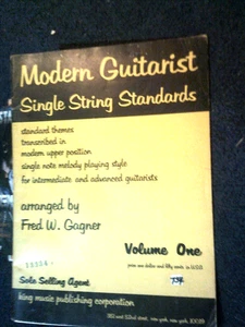 Modern Guitarist Single String Standards vol Gone arranged by Fred Wagner 1965 - Picture 1 of 1