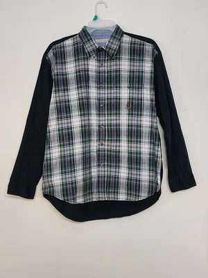 Bugle Boy Co. 100% Cotton Vintage 90s Long Sleeve Button-Up Shirt Size XL Blue - Image 1 of 4