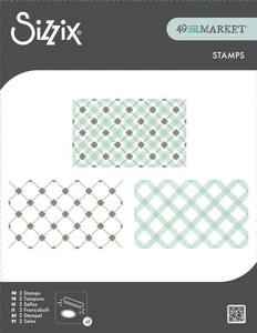Sizzix Sizzix Clear Stamps Set 2 Stück - Tartan von 49 und Markt 667011 - Bild 1 von 3