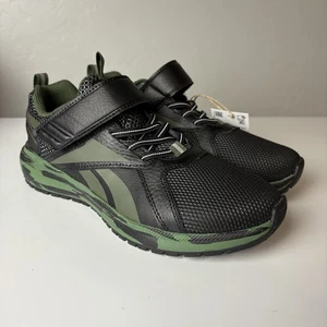 Zapato Reebok Durable XT ALT Running/Course Negro y Verde Niños NUEVO Talla 3 - Imagen 1 de 12