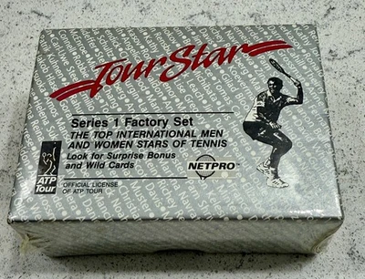 1991 Net Pro Tour Star Factory Sealed Set Mint - Andre Agassi, Stefi Graf & More - Image 1 of 3