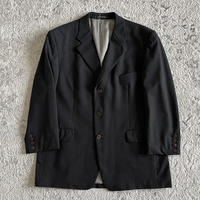 Chaqueta Blazer Para Hombre De Colección Yves Saint Laurent Pour Homme Lana Gris Oscuro Talla 56 Foto 1 de 4