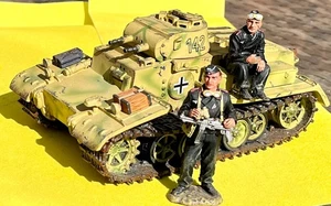 King and Country WSS108 Panzer MkI with 2 crew - Picture 1 of 9