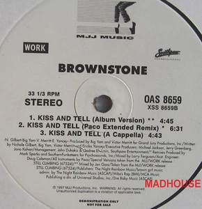 MICHAEL JACKSON 12" BROWNSTONE KISS & TELL UK PROMO RMX - Picture 1 of 1