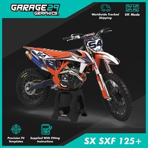 KTM SX SXF 125 250 450 STICKER KIT - 2013-2025 - MX MOTOX MOTOCROSS GRAPHICS KIT - Picture 1 of 9