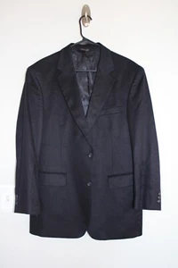 SCHWARZE JOS. A. BANK 100% KASCHMIR SPORT MANTEL Gr. 42R fester Blazer / Anzugjacke - Bild 1 von 5
