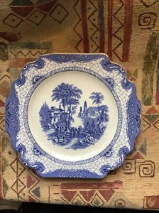 Blue And White Plate By Adam’s “Landscape” 26cms - Picture 1 of 3