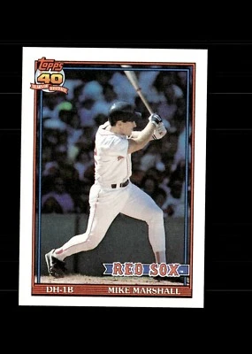 1991 Topps - #356 Mike Marshall - Image 1 of 2