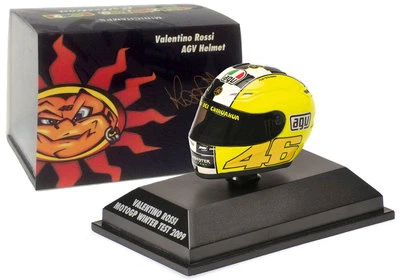 Minichamps Valentino Rossi AGV Helmet MotoGP Winter Test 2009 - 1/8 Scale - Image 1 of 2
