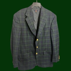 Vintage 90s/Y2K Plaid Tommy Hilfiger Blazer - Picture 1 of 11