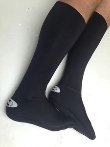 Calcetines de neopreno para montar a caballo impermeables hasta la rodilla garantía larga pies cálidos Reino Unido - Imagen 1 de 12