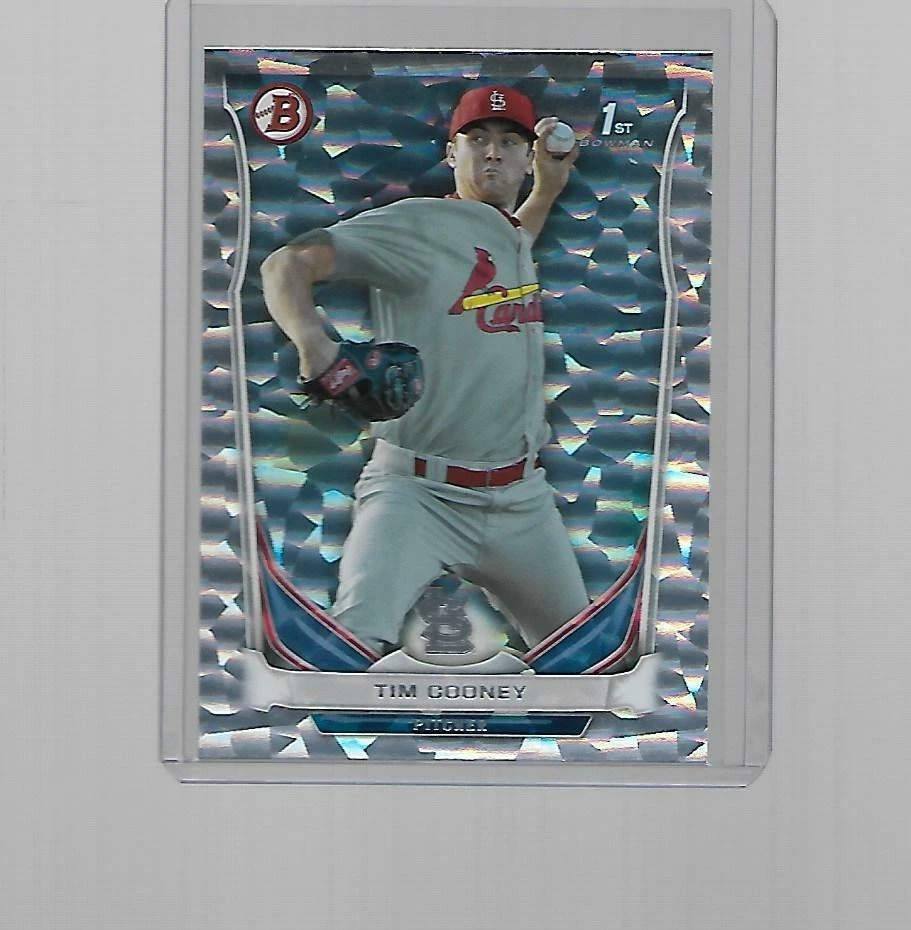 2014 BOWMAN PROSPECTS BASEBALL SILVER ICE PARALLEL TIM COONEY #BP44 - Image 1 of 1