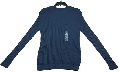 Suéter International Concepts Para Hombre Talla XS Azul Marino Tucker Tejido Algodón Nuevo Foto 1 de 4