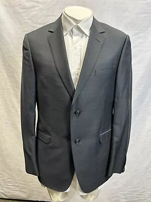 Z Zegna Solid Dark Gray Suit 2-Bt US 42 R Drop 8 / W 38 - Image 1 of 4