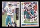 1993 Upper Deck Troy Vincent Miami Dolphins 2-Card Lot + All-Rookie Team Card