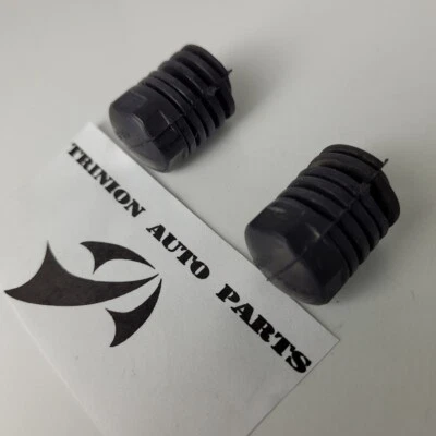 Juego de 2 topes de parachoques Saab 9-3 2005 ajuste capó negro Foto 1 de 3