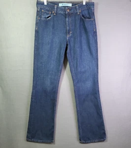 GAP Women’s Boot Cut Jeans Size 12/33 Regular Dark Wash Denim Mid Rise - Picture 1 of 14