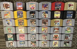 Nintendo 64 Video Games Choose your favorite Clean & Tested Authentic Mario Etc - Picture 1 of 1