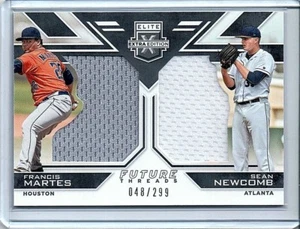 FRANCIS MARTES & SEAN NEWCOMB 2016 PANINI EXTRA EDITION DUAL WORN JERSEYS#/299 - Picture 1 of 1