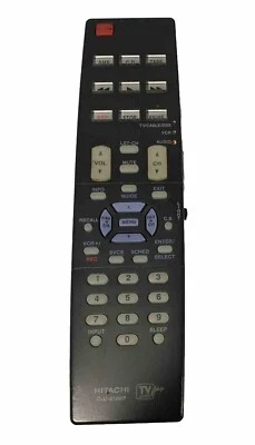 HITACHI CLU-613MP Remote Control 50UX53K 60SBX78B 32UX58BA 535BX59B9 70SBX74B - Image 1 of 4
