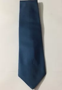 Yves Saint Laurent Blue Men’s Neck Tie-Preowned(0059) - Picture 1 of 5