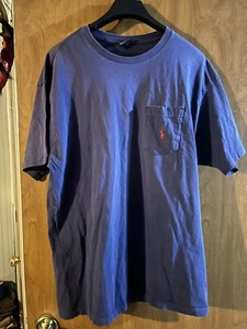Vintage Polo Ralph Lauren Herren T-Shirt Blau Large - Bild 1 von 5