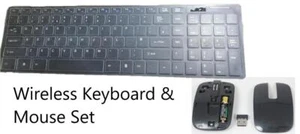 Wireless THIN Keyboard&Mouse for Samsung UE-55ES8000 55 Inch 3D LED LCD Smart TV - Picture 1 of 10