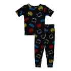 Batman Toddler Boys' Snug-Fit 2 Piece Pajama Set, Black Size 12M