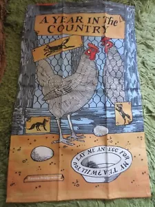 EMMA BRIDGEWATER Year in the Country Tea Towel Matthew Rice - New - Picture 1 of 1