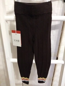 Missoni Girls Chocolate Brown Tights Chevron Hemline Sz XS NWT Reg $25.00 - Picture 1 of 9