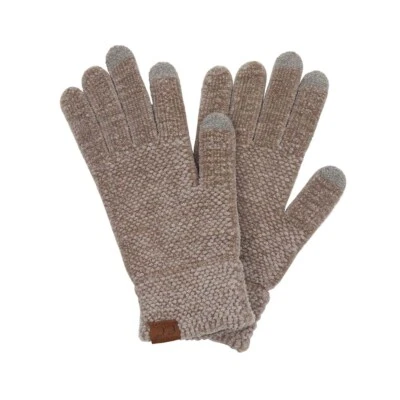Jinscloset C.C Solid Color Eco Friendly Chenille Gloves - Image 1 of 2