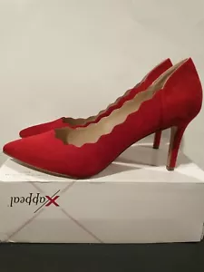 Xappeal Julep Womens Slip on Pointed Toe Stiletto Pump Heel Shoes Red Size 11 - Picture 1 of 11