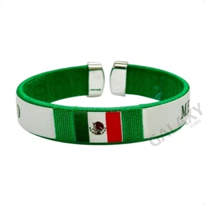 Meixco Armband / Mexiko Flagge Satinarmband - Bild 1 von 3