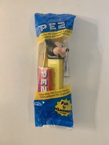 Mickey Mouse Pez Süßigkeitenspender, Vintage Mitte 80er Jahre gelber Sockel mit Füßen - NEU - Bild 1 von 3