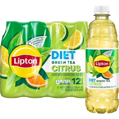 Diet Green Tea Citrus 16,9 fl oz botellas paquete de 12 Foto 1 de 4