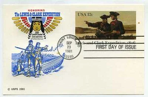 UX91 Lewis and Clark Expedition, 1806, Farnam, HF, FDC - Picture 1 of 1