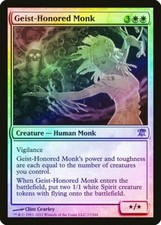 Geist-Honored Monk FOIL Innistrad PLD White Rare MAGIC MTG CARD ABUGames