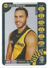  2013 AFL Team Coach SHANE EDWARDS #164 CODE CARD